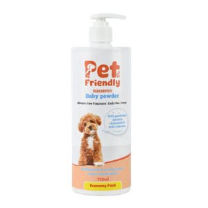 Pet Friendly Σαμπουάν Κατοικιδίων Baby powder – Allergen-Free Fragrance – Σαμπουάν 750ml