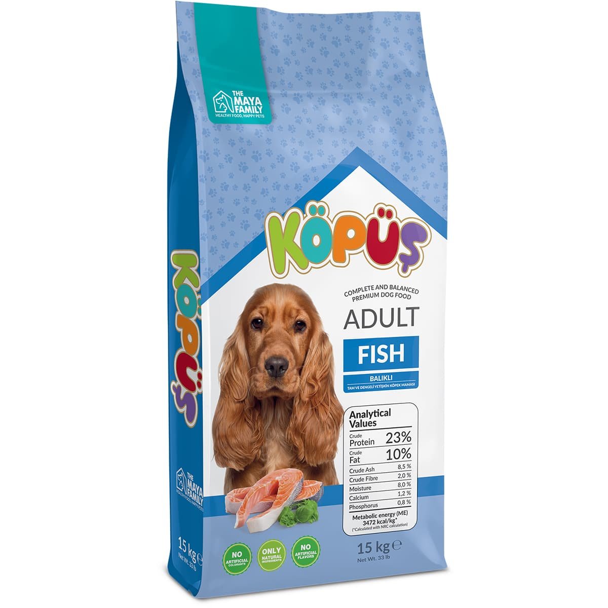 13 Kopus 15kg AdultDog Fish Maya Family Kopus 15kg ξηρά τροφή για ενήλικους σκύλους με ψάρι - Image 2