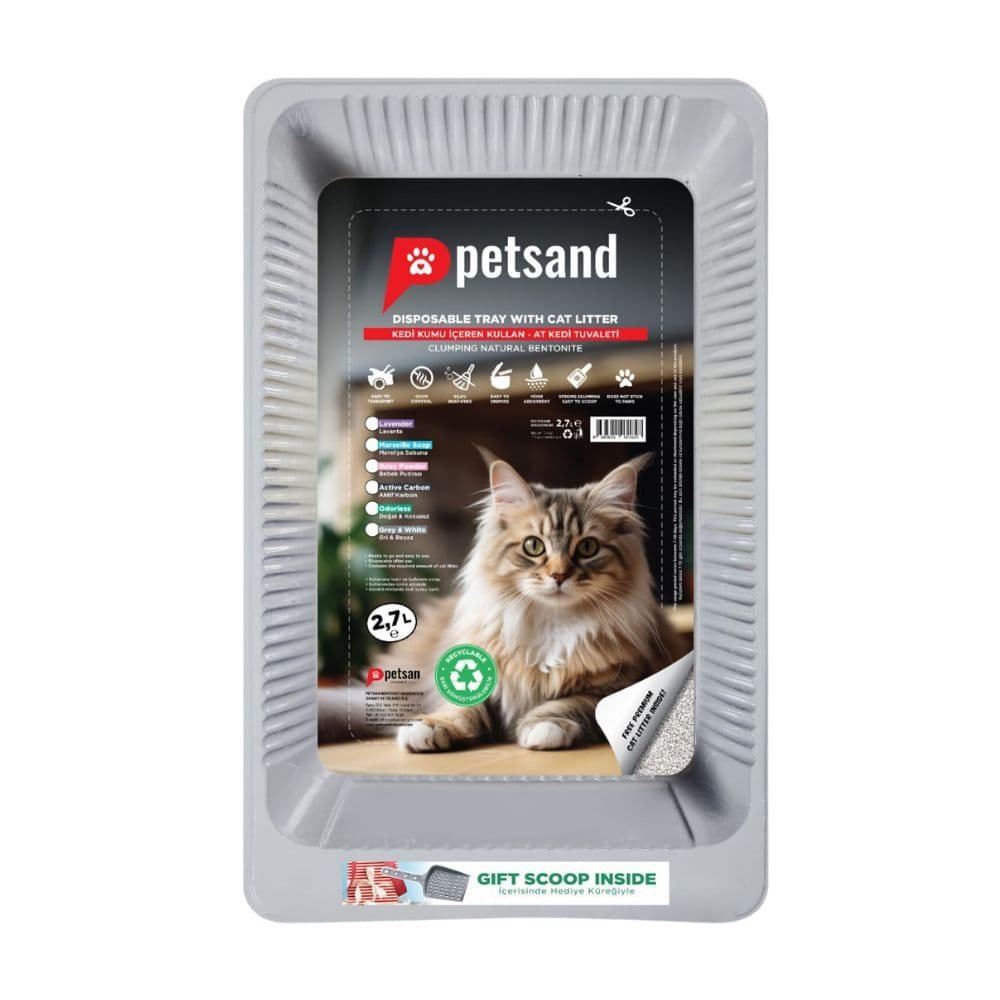 155788 Petsand Άμμος Γάτας Carbon Disposble Tray 2.7lt