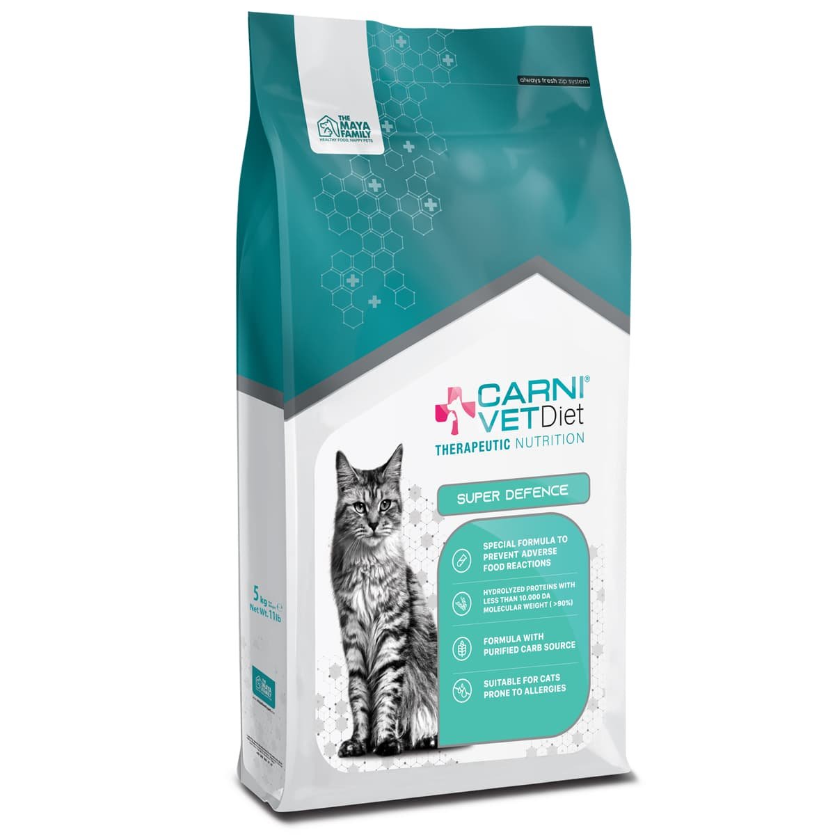 178 Maya Pet Family Carni Vet Diet Adult Cat Super Defense - Πλήρης Ζωοτροφή 5 Kg