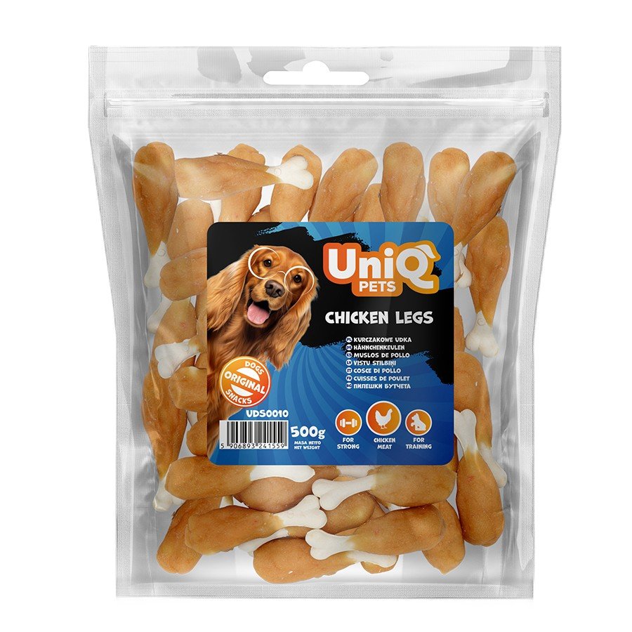 5514 2 Uniq 500gr Λιχουδιά για Σκύλους "Μπούτια" Κοτόπουλου - Image 2