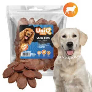 Uniq 500gr Λιχουδιά για Σκύλους Τσιπς με Αρνί