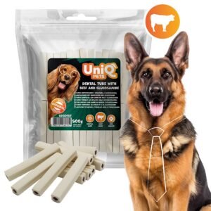 Uniq 500gr Λιχουδιά για Σκύλους Οδοντιατρικός σωλήνας με βοδινό κρέας και γλυκοζαμίνη