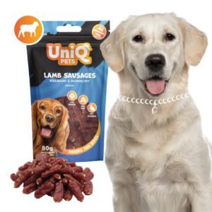 Uniq 80gr Λιχουδιά για Σκύλους Λουκάνικα με Αρνί