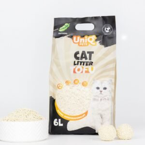 Uniq Βιοδιασπώμενο τόφου 6Lt Άμμος Γάτας Natural