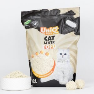 Uniq Βιοδιασπώμενο τόφου 12Lt Άμμος Γάτας Natural