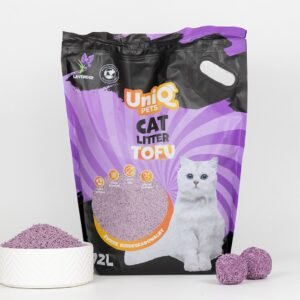 Uniq Βιοδιασπώμενο τόφου 12Lt Άμμος Γάτας LAVENDER
