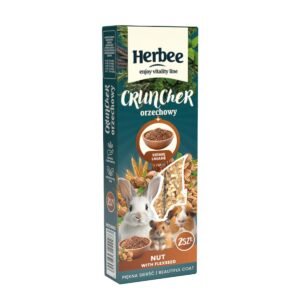 Herbee Cruncher 115gr Τροφή για Τρωκτικά και Κουνέλια με Καρύδια και Λιναρόσπορο