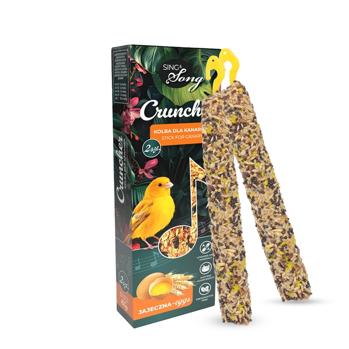 5765 1 SING&SONG CRUNCHER 85gr Τροφή για Καναρίνια με Αυγό - Image 2