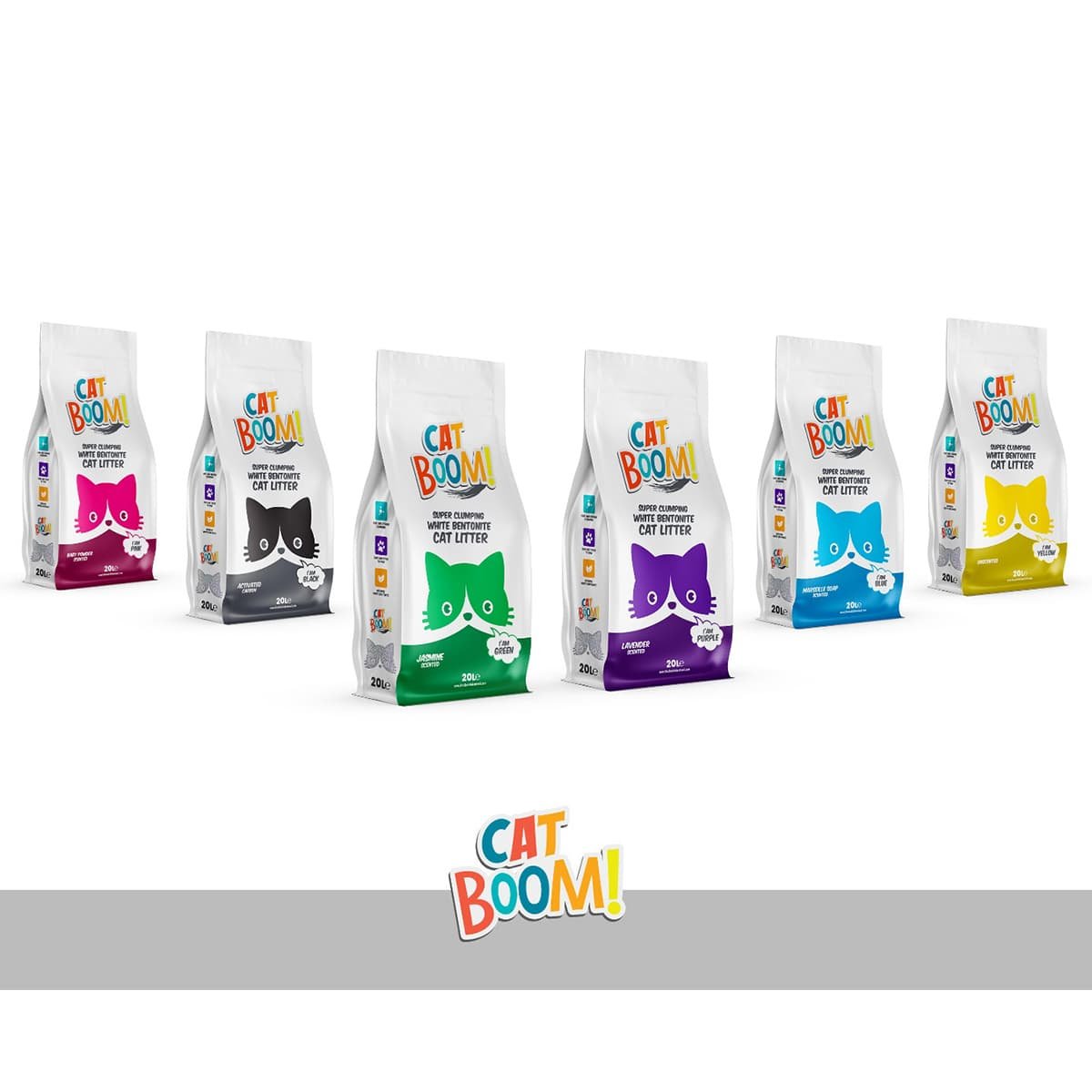 5873 2 Cat Boom 20 LT Άμμος Γάτας Lavender - Image 2