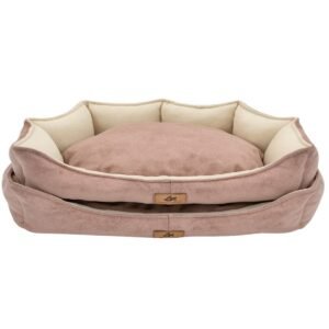 Robert Shop Collection Σετ Κρεβατιών Κατοικιδίων Αζαλέα Ροζ-Κρεμ 2τμχ