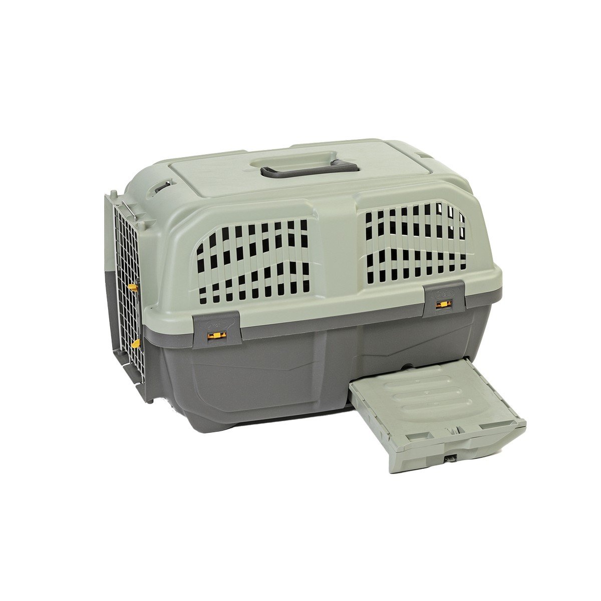 6104 2 Uniq Pets Κλουβί Μεταφοράς Γάτας Για Ταξίδι Χωρίς Bpa (Δισφαινόλη) Γκρι με Λεκάνη Άμμο? Γάτας - Image 3
