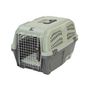 Uniq Pets Κλουβί Μεταφοράς Γάτας Για Ταξίδι Χωρίς Bpa (Δισφαινόλη) Γκρι με Λεκάνη Άμμο? Γάτας