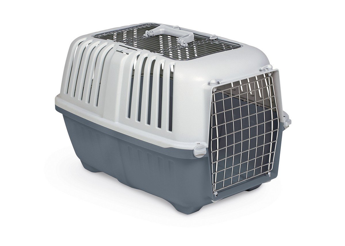 6105-2 Uniq Pets Κλουβί Μεταφοράς Πρακτικό Μοντέλο 3 Ανοιγόμενο Σκούρο Μπλε