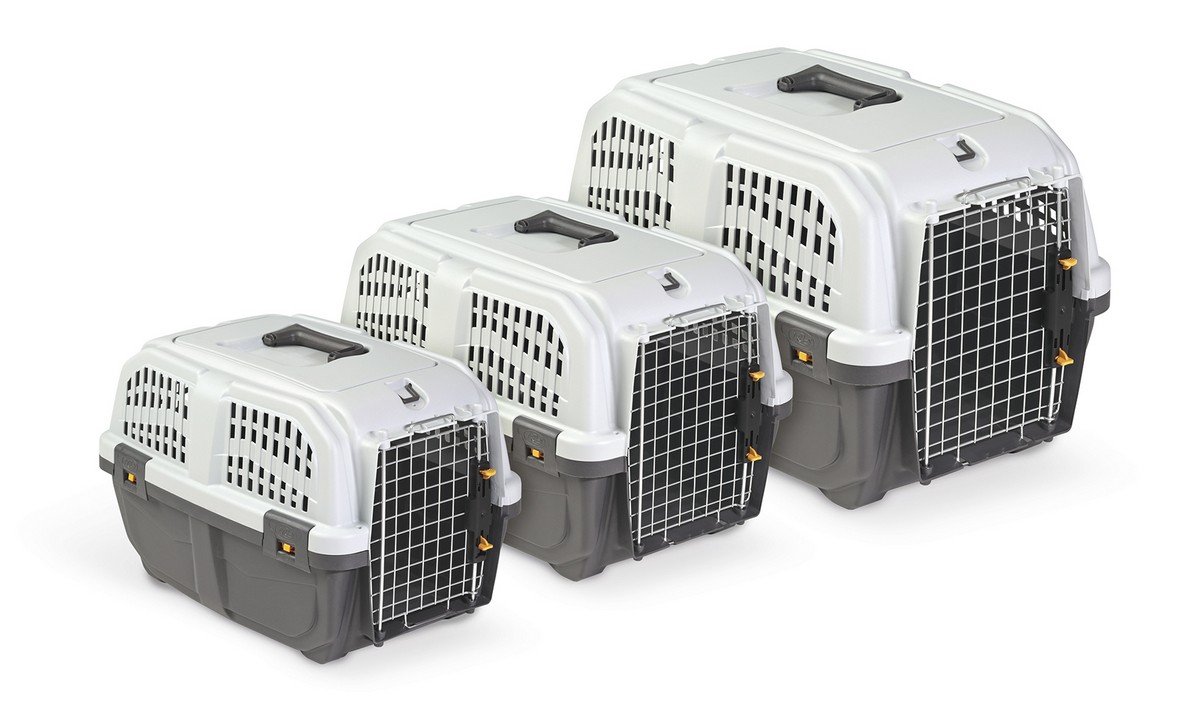 6110 1 Uniq Pets Κλουβί Μεταφοράς Skudo Fly 3 Iata Γκρι - Image 3