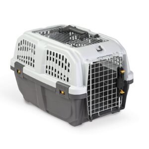 Uniq Pets Κλουβί Μεταφοράς Skudo Fly 1 Ανοιγόμενο Iata Γκρι