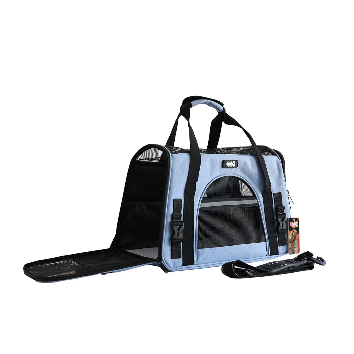 6192 2 Uniq Τσάντα Μεταφοράς FURTOTE PAWVOYAGER με Χερούλι Ώμου Μπλε - Image 2