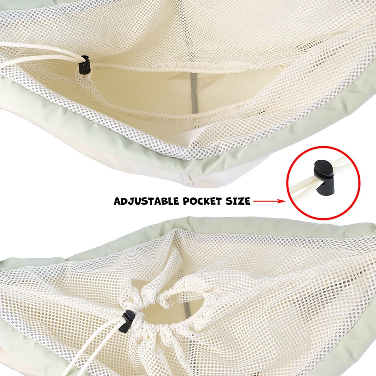 6214 2 Uniq Τσάντα Μεταφοράς FURPOUCH PAWPOCKET Ρυθμιζόμενος Μάρσιπος Αγκαλιάς Ανοιχτό Πράσινο - Image 2