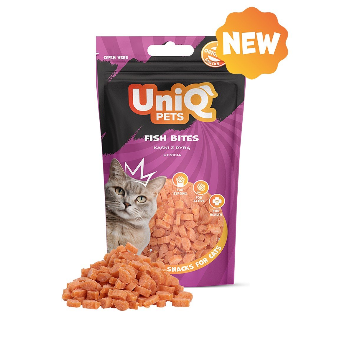 6269 1 Uniq Mimi 50gr Λιχουδιά για Γάτες Μπουκιές Ψαριού - Image 2