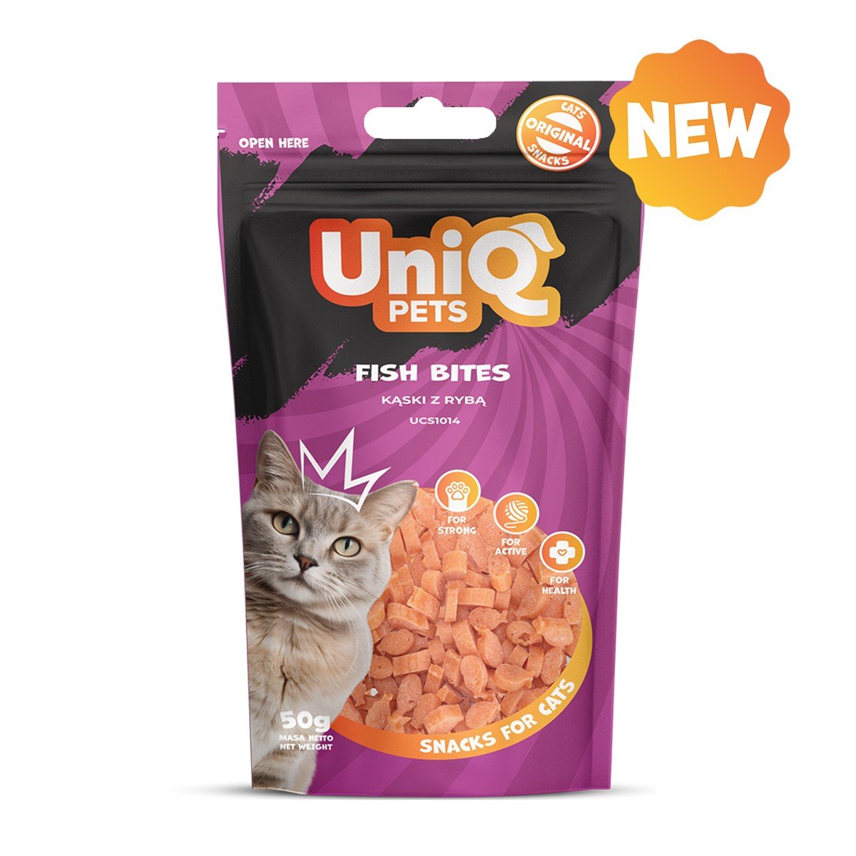 6269 5 Uniq Mimi 50gr Λιχουδιά για Γάτες Μπουκιές Ψαριού - Image 5