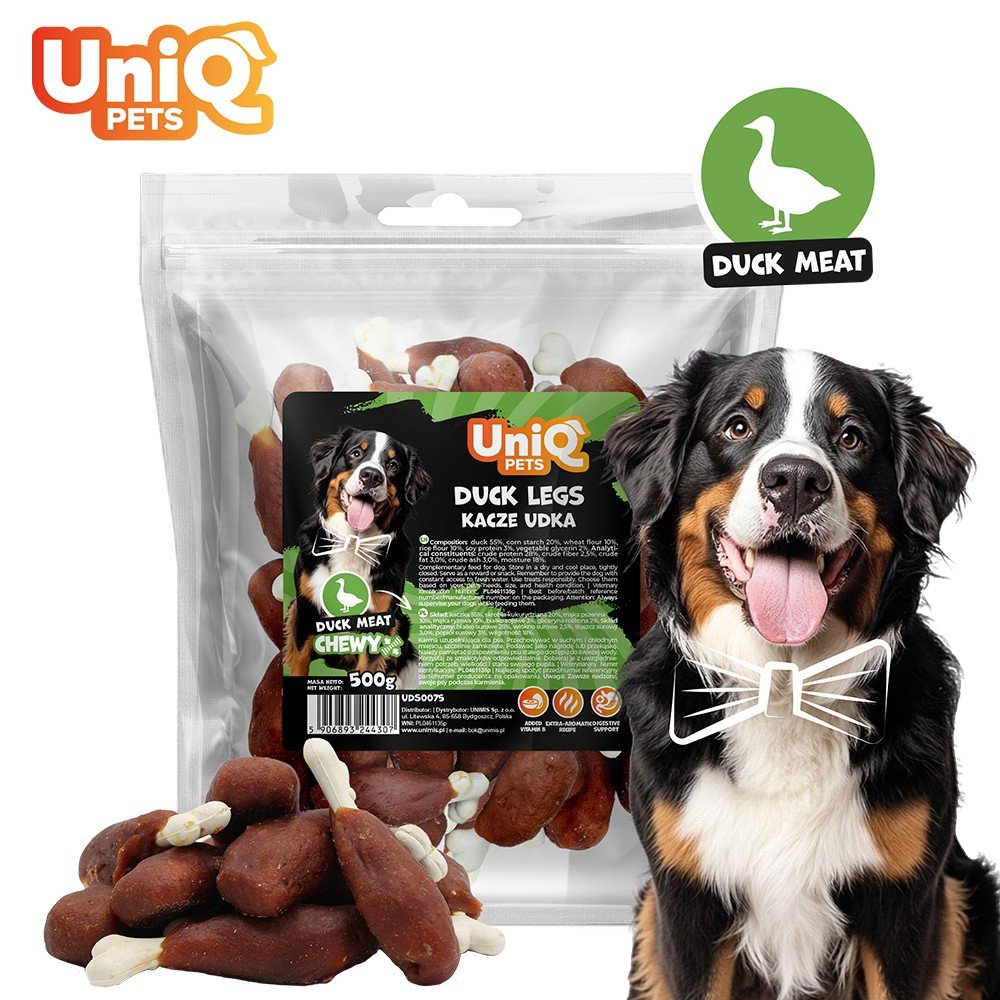 6275 16 Uniq Chewy 500gr Λιχουδιά για Σκύλους Πόδια Πάπιας - Image 7