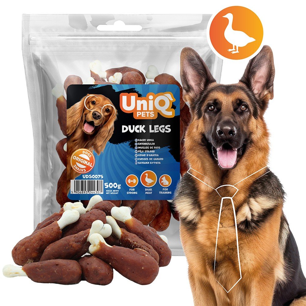 6275-4 Uniq Chewy 500gr Λιχουδιά για Σκύλους Πόδια Πάπιας
