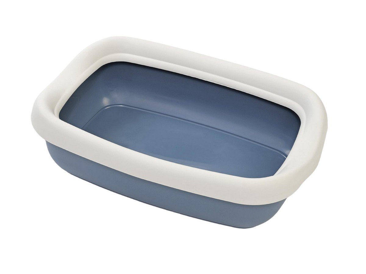 6280-1 Uniq Λεκάνη Υγιεινής Γάτας Cleanstep Beta Maxi BPA Free Μπλε 49x39x13cm