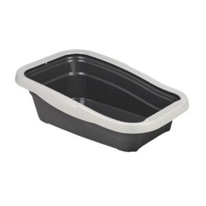 Uniq Cleanstep Nella Ανοιχτή Τουαλέτα Γάτας με Πλαίσιο BPA Free Γκρι