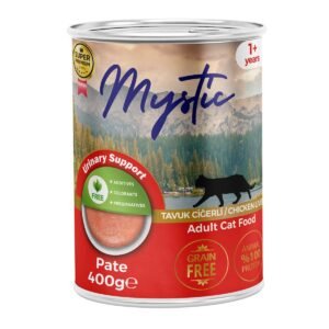 Mystic Super Premium Κονσέρβα 400gr Urinary Support Grain Free για Ενήλικες Γάτες με Συκώτι Κοτόπουλο