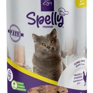 Spelly Premium Πατέ Κοτόπουλο για Ενήλικες Γάτες 400gr