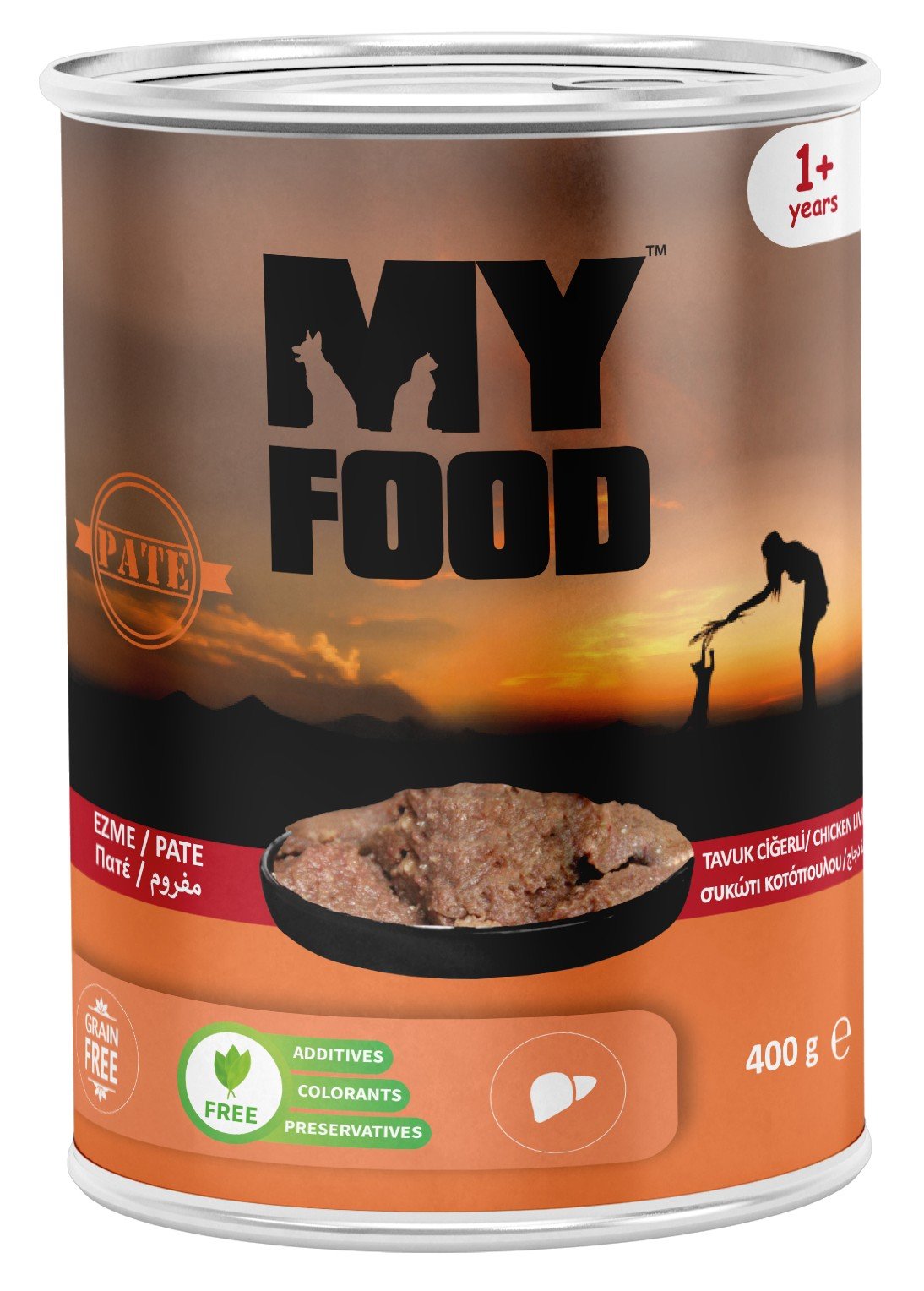 9myfood-cat-chicken-liver Myfood Πατέ Συκώτι Κοτόπουλου για Ενήλικες Γάτες 400gr