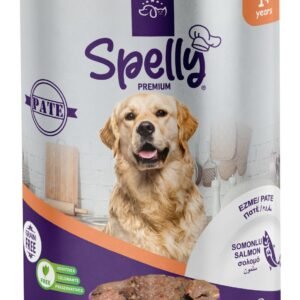 Spelly Premium 400gr για Ενήλικους Σκύλους Πατέ Σολομός 12 τμχ