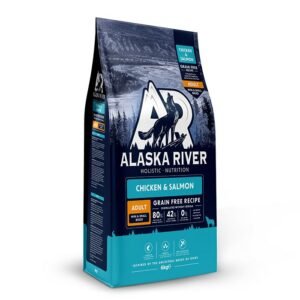 alaska river grain free adult small chicken & salmon