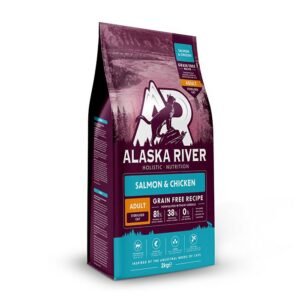 alaska river grain free cat adult sterilised chicken & salmon
