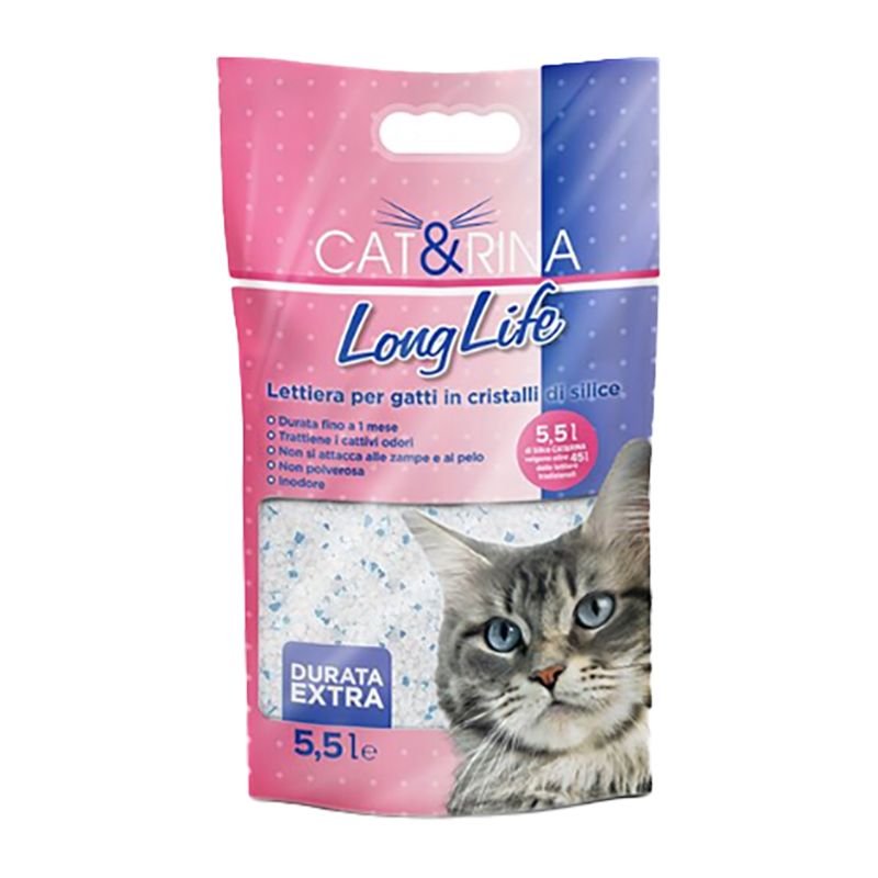cat & rina longlife classic 5.5lt Άμμος Γάτας με Κρυστάλλους Σιλικόνης υποαλλεργική, δεν κολλάει cat & rina longlife classic 5.5lt Άμμος Γάτας με Κρυστάλλους Σιλικόνης υποαλλεργική, δεν κολλάει