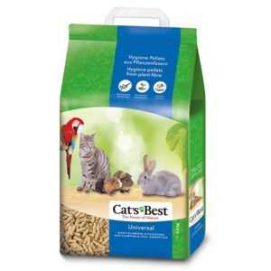 cats best universal 10l 5.5kg Άμμος Γάτας βιοδιασπώμενο pellet κατάλληλο και για τρωκτικά και πτηνα
