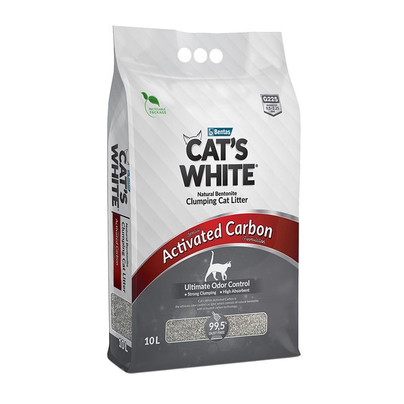 cat's white activated carbon 10l με μπετονίτη και ενεργό άνθρακα για εξουδετέρωση των οσμών cat's white activated carbon 10l με μπετονίτη και ενεργό άνθρακα για εξουδετέρωση των οσμών