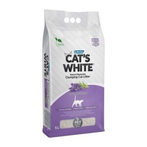 cats white marseille soap Άμμος γάτας με μπετονίτη και άρωμα λεβάντας 5lt