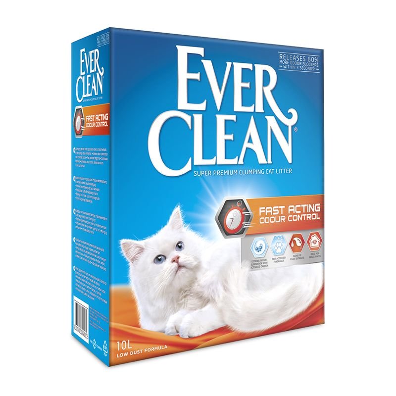 everclean fast acting Άμμος Γάτας αυτοσυγκολλούμενη με πανίσχυρη δράση κατά των οσμών 10lt everclean fast acting Άμμος Γάτας αυτοσυγκολλούμενη με πανίσχυρη δράση κατά των οσμών 10lt