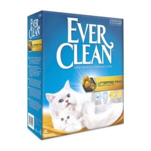 everclean litterfree paws Άμμος Γάτας Αυτοσυγκολλούμενη με μεγαλύτερους κόκκους 6lt