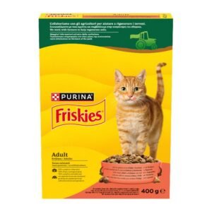 friskies cat adult Βοδινό, Κοτόπουλο & Λαχανικά