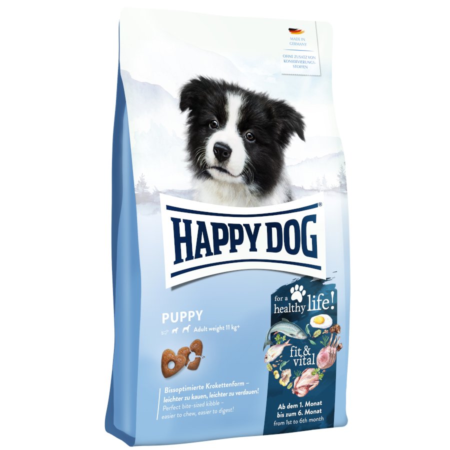 happy dog fit & vital puppy Ξηρά Τροφή για Κουτάβια Μεσαίας και Μεγάλης Ράτσας από 4η εβδομάδα έως 6ο μήνα happy dog fit & vital puppy Ξηρά Τροφή για Κουτάβια Μεσαίας και Μεγάλης Ράτσας από 4η εβδομάδα έως 6ο μήνα