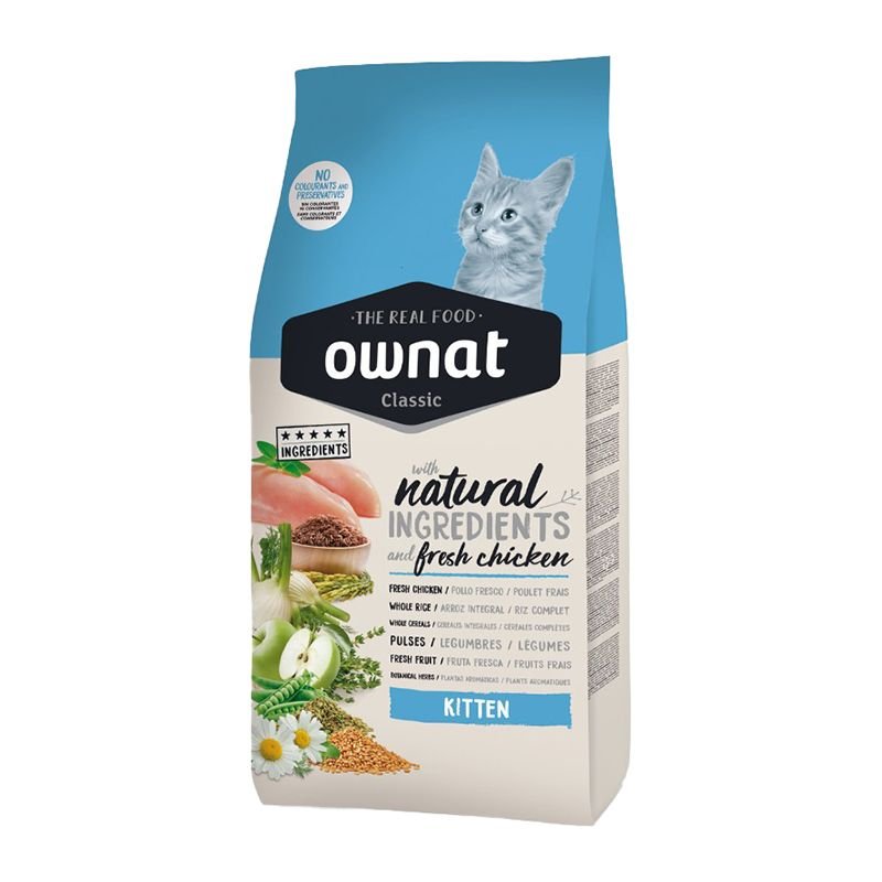 ownat classic cat kitten 1.5kg Ξηρά Τροφή για ανήλικες έγκυες και θηλάζουσες γάτες ownat classic cat kitten 1.5kg Ξηρά Τροφή για ανήλικες έγκυες και θηλάζουσες γάτες
