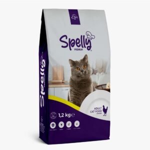 Spelly Premium Ξηρά Τροφή για Ενήλικες Γάτες με Κοτόπο?
λο 1.2kg