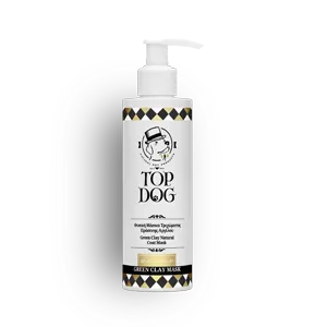 top dog Μάσκα Κατοικιδίων green clay mask 200ml Για εντατική αναδόμηση και ενυδάτωση