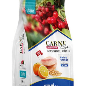 Maya Family Carni Life Cranberry 1.5kg ξηρά τροφή για γατάκια με ψάρι και πορτοκάλι