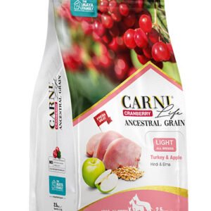 Maya Family Carni Life Cranberry 2.5kg light ξηρά τροφή για ενήλικους σκύλους με γαλοπούλα και μήλο