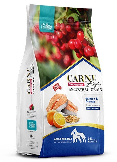maya-family-carni-life-cranberry-2-5kg-xira-trofi-gia-enilikous-skilous-me-solomo-kai-portokali-pcl025006 Maya Family Carni Life Cranberry 2,5kg ξηρά τροφή για ενήλικους σκύλους με σολωμό και πορτοκάλι
