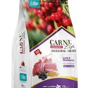 Maya Family Carni Life Cranberry 2,5kg ξηρά τροφή για μεγαλόσωμα κουτάβια με αρνί και μύρτιλο