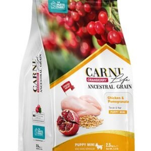 Maya Family Carni Life Cranberry 2,5kg ξηρά τροφή για μικρόσωμα κουτάβια με κοτόπουλο και ρόδι